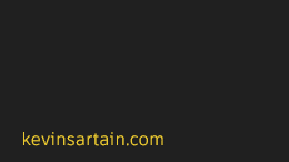 animated logo for kevin sartain - nyc 3d illustrator